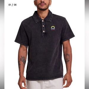 New‎ Mens Deus Ex Machina Layback Polo Shirt